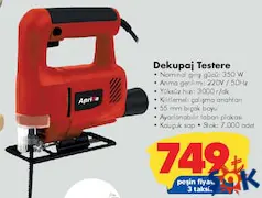 APRİLLA DEKUPAJ TESTERE